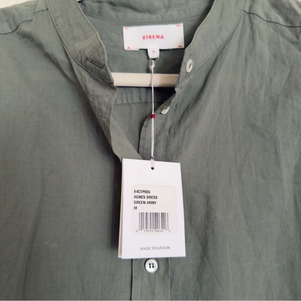 NWT Xirena Agnes dress green army - Picture 8 of 12